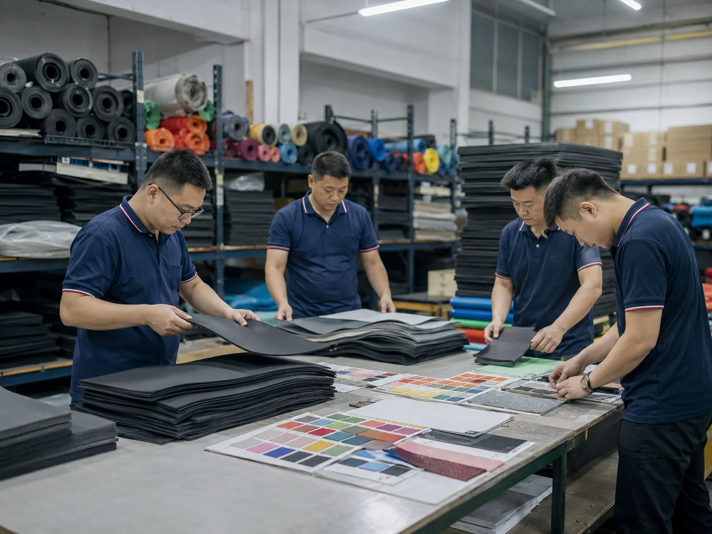 Material preparation for koozie production