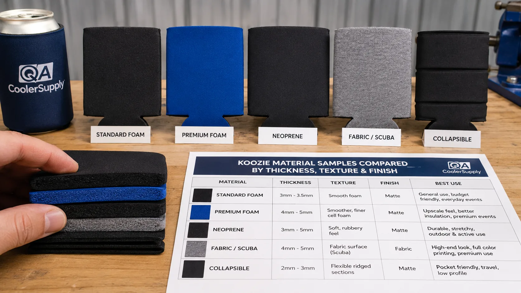 Material guide sample kit